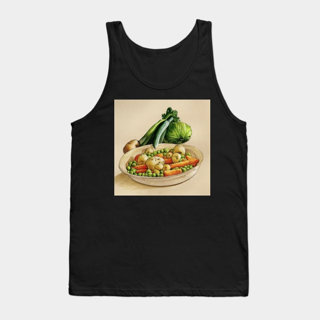 Vegetable Stew in the Making Tank Top by fistikci